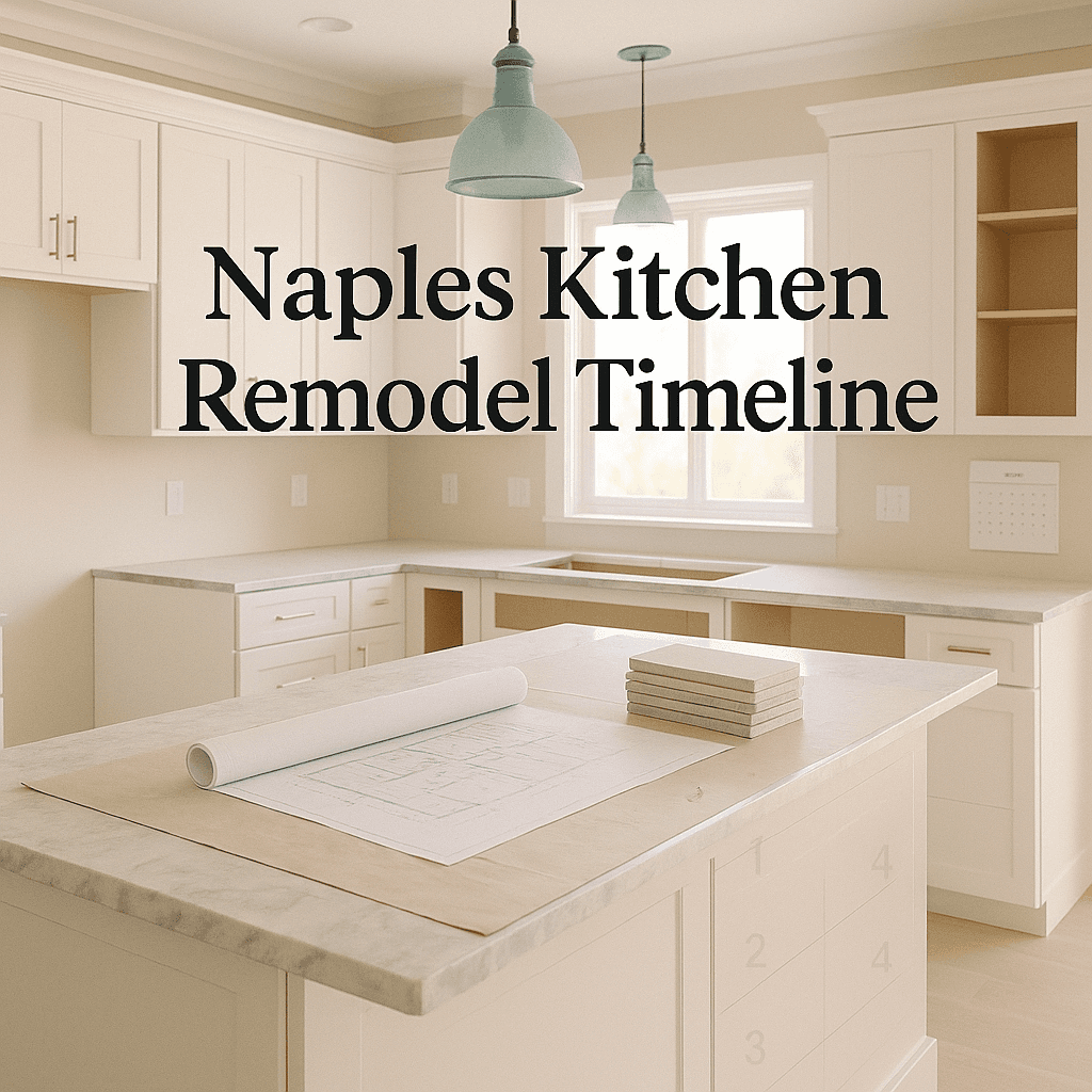How Long a Naples Kitchen Remodel Really Takes