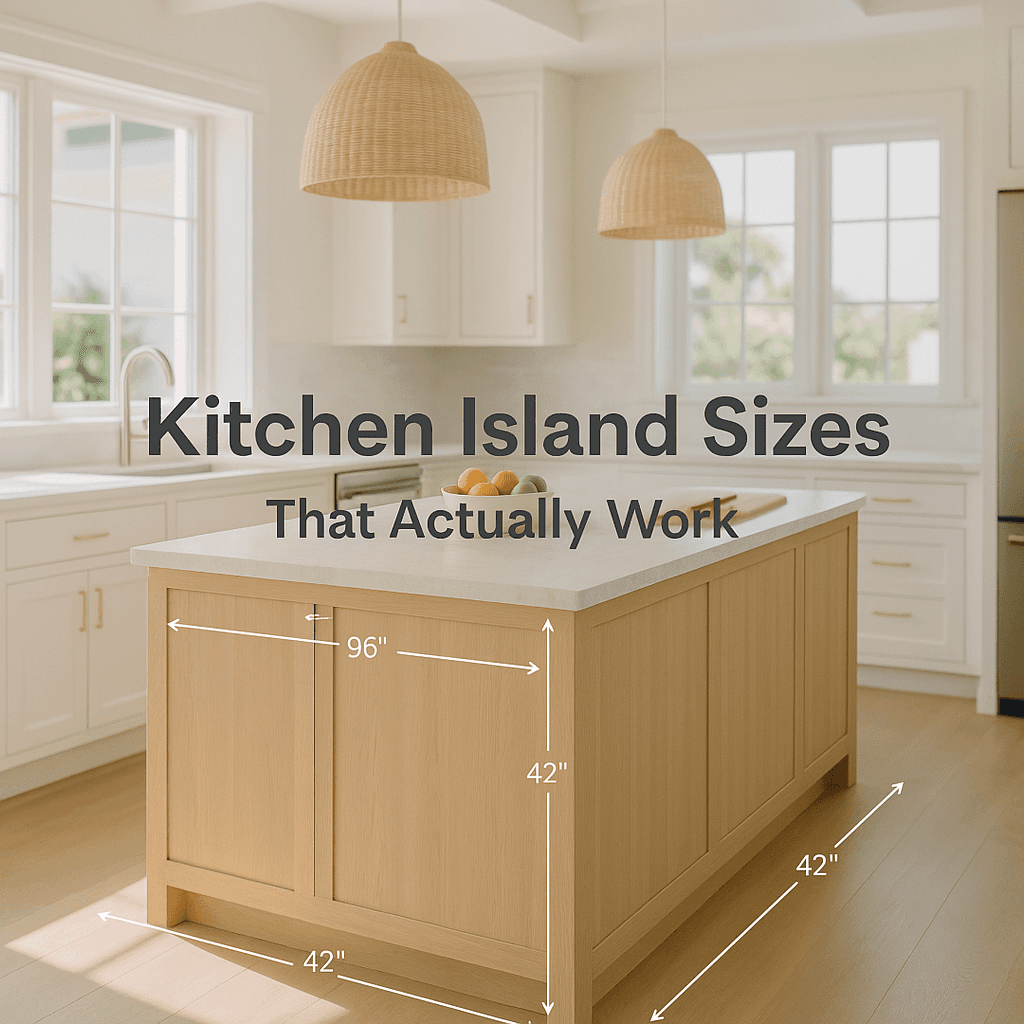 Kitchen Island Sizes That Actually Work (Naples Homes)