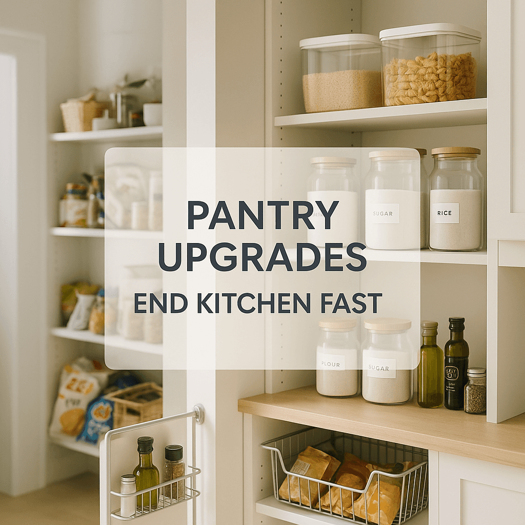 Pantry Upgrades That End Kitchen Clutter Fast