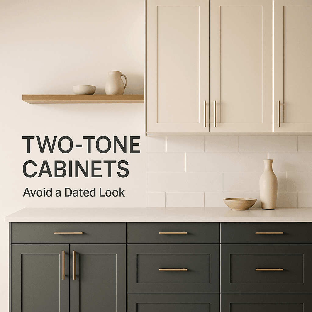 Two-Tone Cabinets: How to Avoid a Dated Look