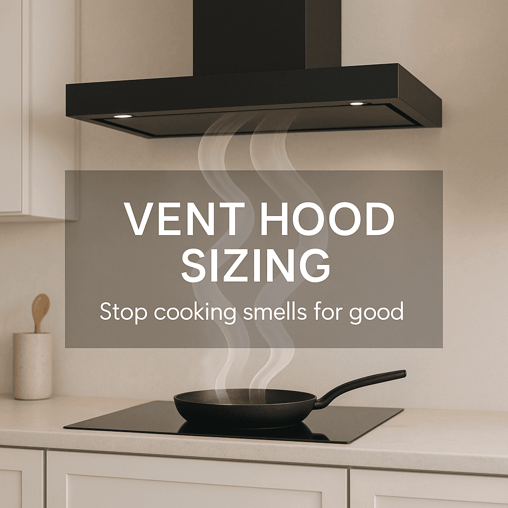 Vent Hood Sizing: Stop Cooking Smells for Good