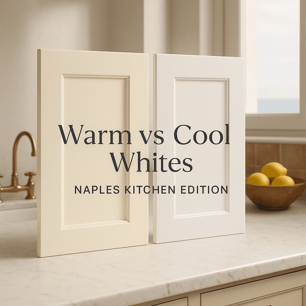 Warm Whites vs Cool Whites: Naples Kitchen Edition